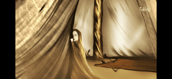 صرخة الحوراء زينب عليها افضل الصلاة والسلام على التل في كربلاء